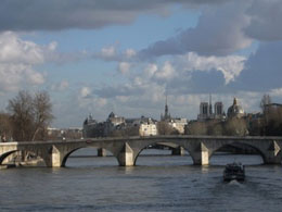 Seine river cruise in Paris