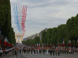 Arc de Triomphe facts: Bastille day parade