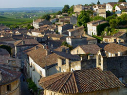 Saint Emilion in Bordeaux wine country