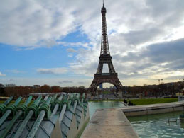 Eiffel Tower seen from Palais de Chaillot