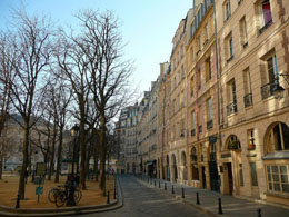 Place Dauphine on Ile de la Cite