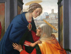 Visitation by Ghirlandaio - Louvre Museum