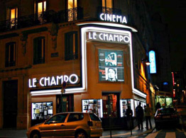 Movies Theatre on The Champo Movie Theater In Paris