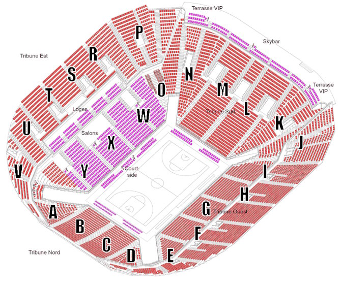 Adidas Arena seating plan