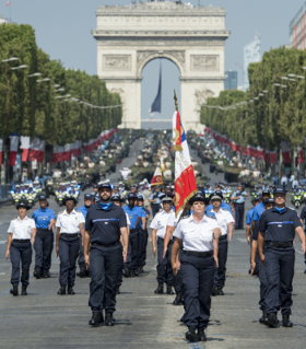 Arc de Triomphe facts: the parade.
