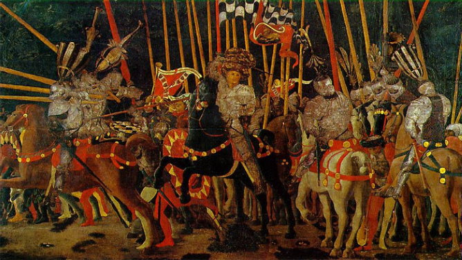 The battle of San Romano, Louvre Museum