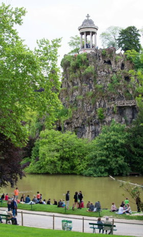 The belvedere of Buttes-Chaumont