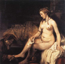Bathsheba - Rembrandt - Louvre Museum Dutch Masterpieces