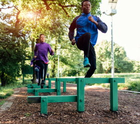 Sports circuit in Bois de Boulogne