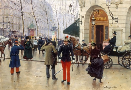 Painting of Paris in Carnavalet Museum
