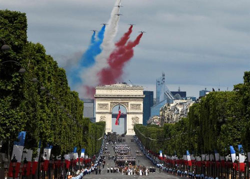 Champs-Elysées facts: Bastille Day parade