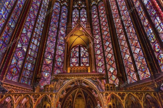 Crown of Thorns reliquary in Sainte Chapelle