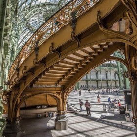 The stairs in Grand Palais are a marvel
