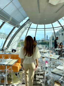 Kong rooftop restaurant was designed by Philippe Starck