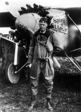 Charles Lindbergh landed at Le Bourget Airport