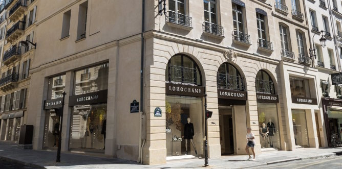 Longchamp store in Paris