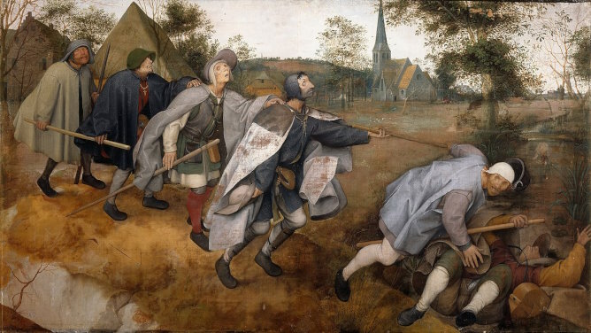 Pieter Bruegel - The blind leading the blind