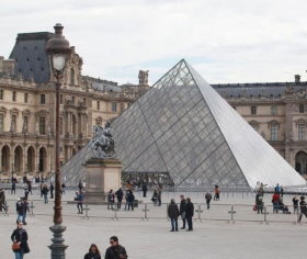 The Louvre pyramid