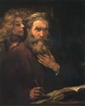 Saint Matthew and the Angel - Rembrandt
