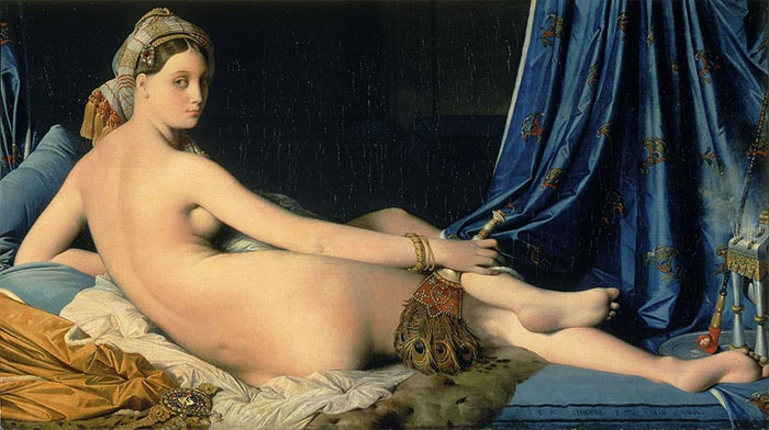 Grande Odalisque - Ingres - Louvre Museum French paintings department
