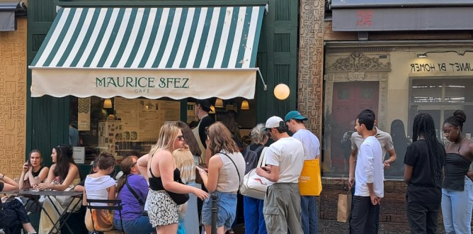 Maurice Sfez Café serves top matchas in Le Marais