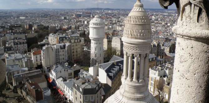 Montmartre is the most picturesque district of Paris