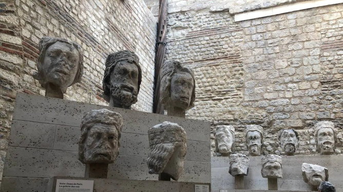 Notre-Dame kings heads in Musée de Cluny