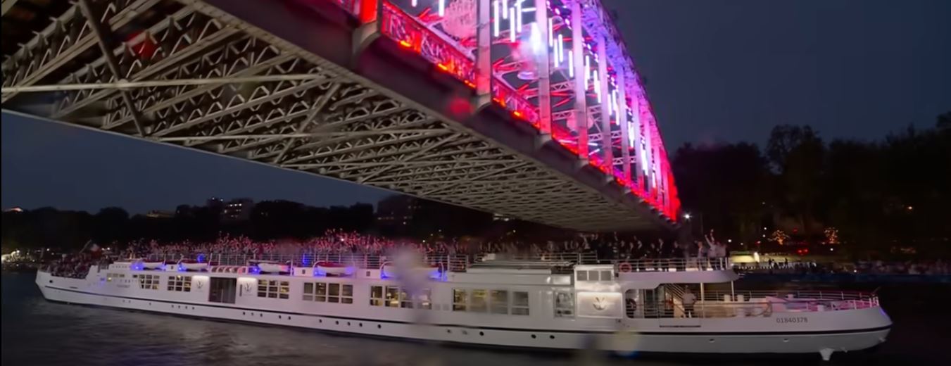 Olympics 2024 opening ceremony on the Seine River
