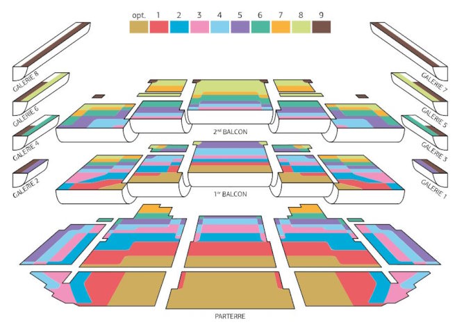Opéra Bastille seating plan