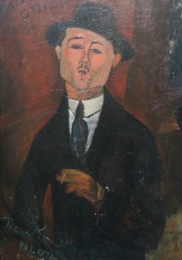Paul Guillaume - 1915 - Modigliani - Musée de l'Orangerie