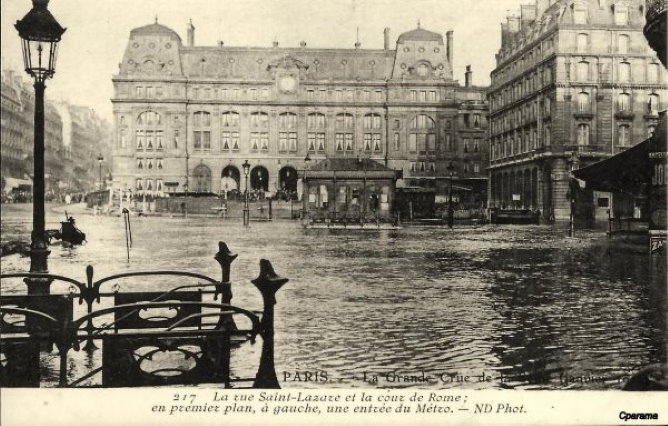 Garde Saint Lazare in 1910
