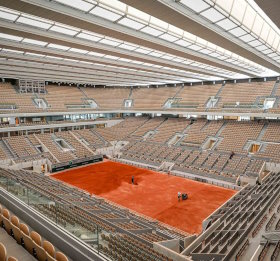 Roland-Garros is played on clay