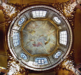 Saint Geneviève Abbey library cupola is in Lycée Henri IV