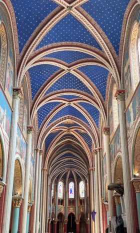 Saint-Germain-des-Près is a lively Catholic church