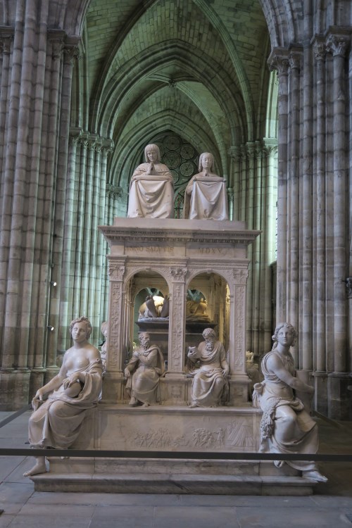 The tomb of Louis XII and Anne de Bretagne
