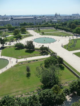 Les Tuileries Gardens in Paris