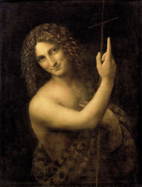Saint John the Baptist - Vinci - Louvre